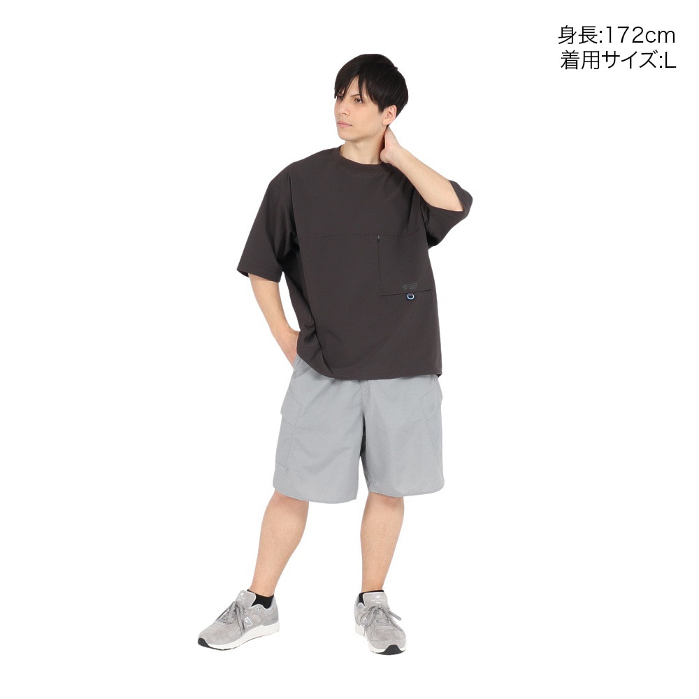 ニューバランス（new balance）（メンズ）オーバーサイズ半袖プルオーバー AMT55077BLK