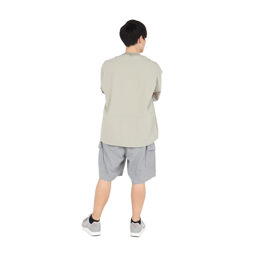 ニューバランス（new balance）（メンズ）オーバーサイズ半袖プルオーバー AMT55077OVN