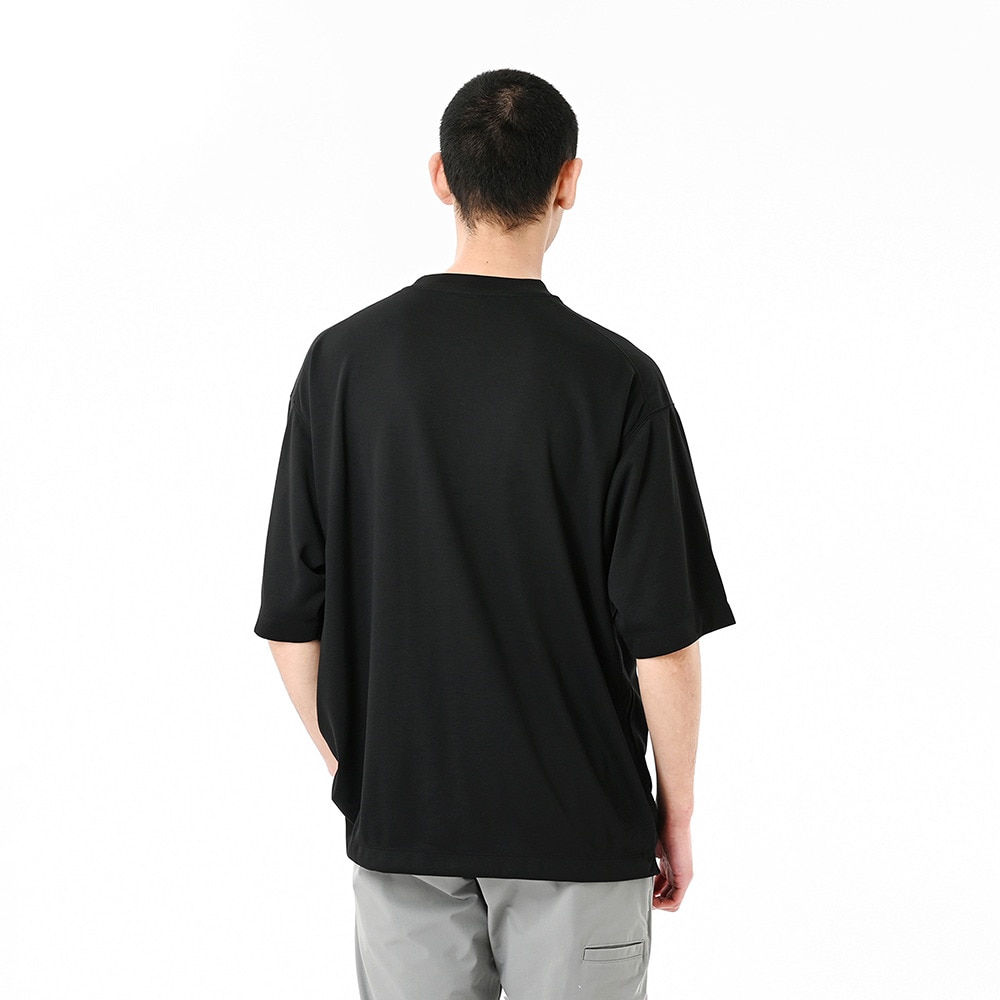 ニューバランス（new balance）（メンズ）オーバーサイズ半袖プルオーバー AMT55078BK