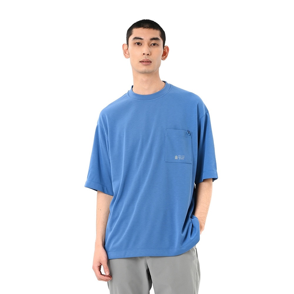 ニューバランス（new balance）（メンズ）オーバーサイズ半袖プルオーバー AMT55078SET