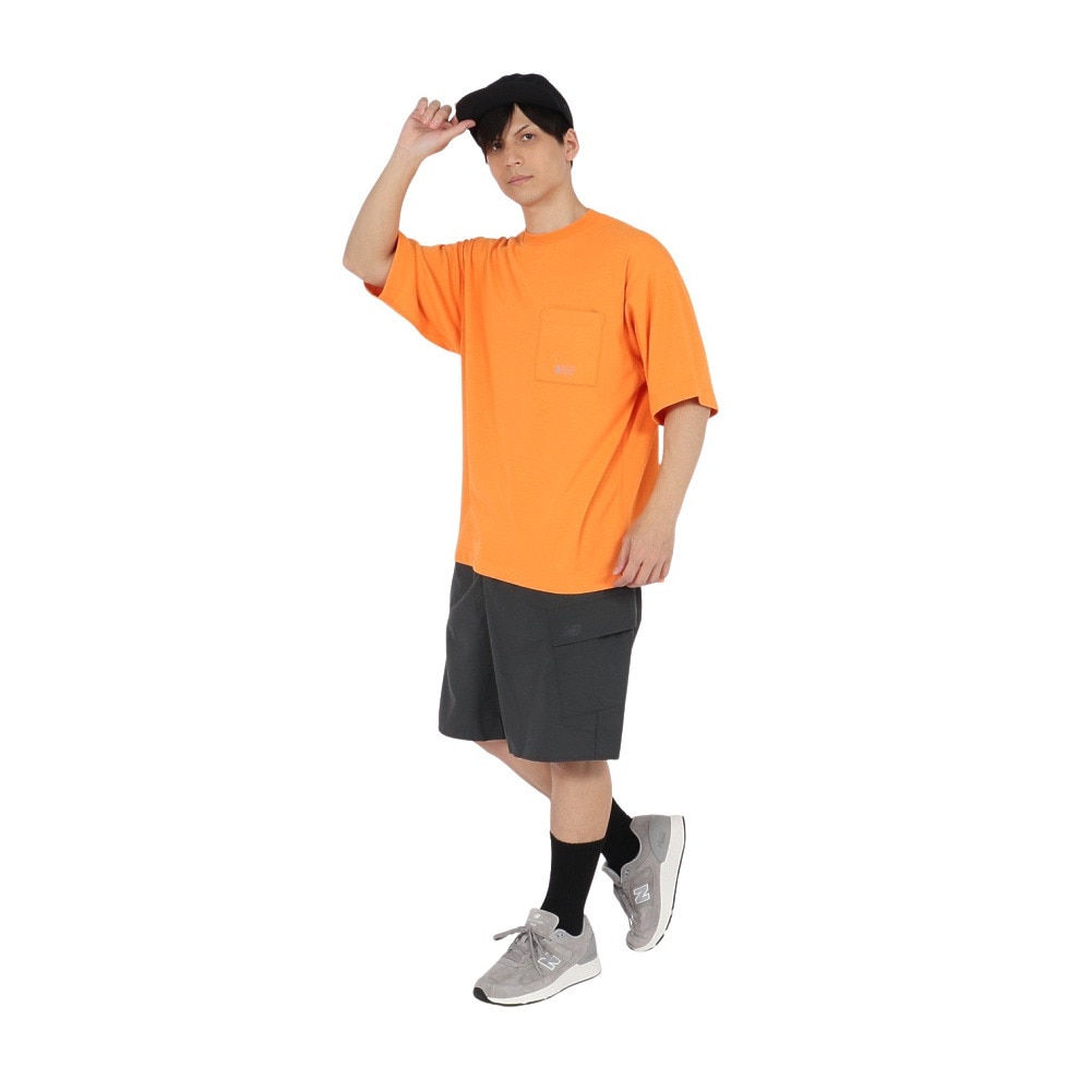 ニューバランス（new balance）（メンズ）オーバーサイズ半袖プルオーバー AMT55078SIZ