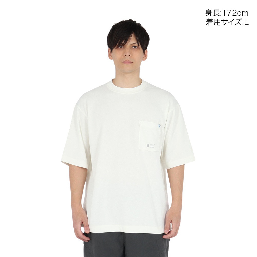 ニューバランス（new balance）（メンズ）オーバーサイズ半袖プルオーバー AMT55078SST