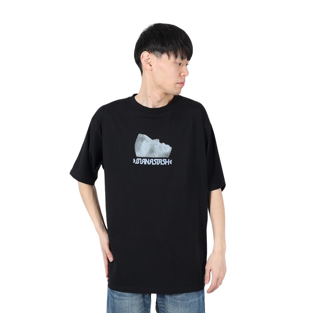 マナスタッシュ（MANASTASH）（メンズ）CiTee Timescape 半袖 Tシャツ 792-5134001 BLACK
