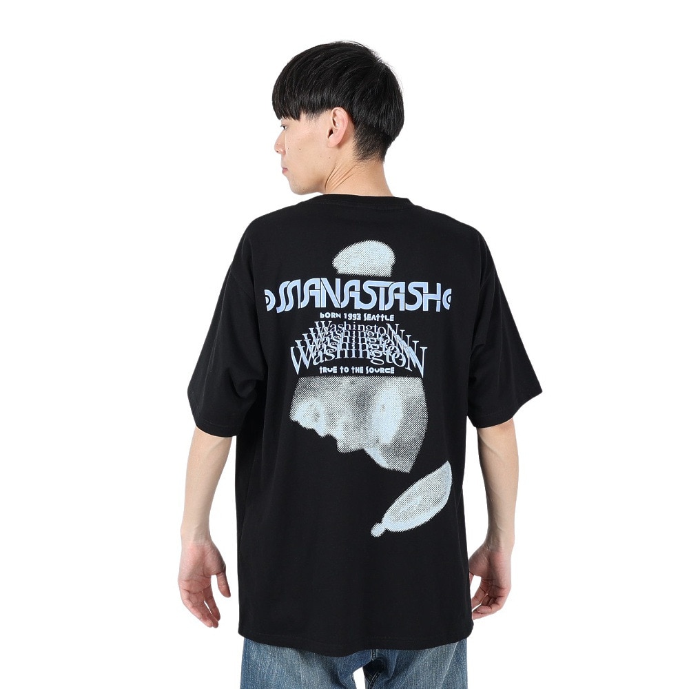 マナスタッシュ（MANASTASH）（メンズ）CiTee Timescape 半袖 Tシャツ 792-5134001 BLACK