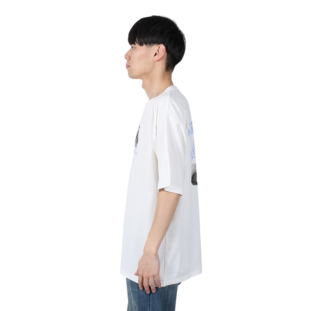 マナスタッシュ（MANASTASH）（メンズ）CiTee Timescape 半袖 Tシャツ 792-5134001 WHITE