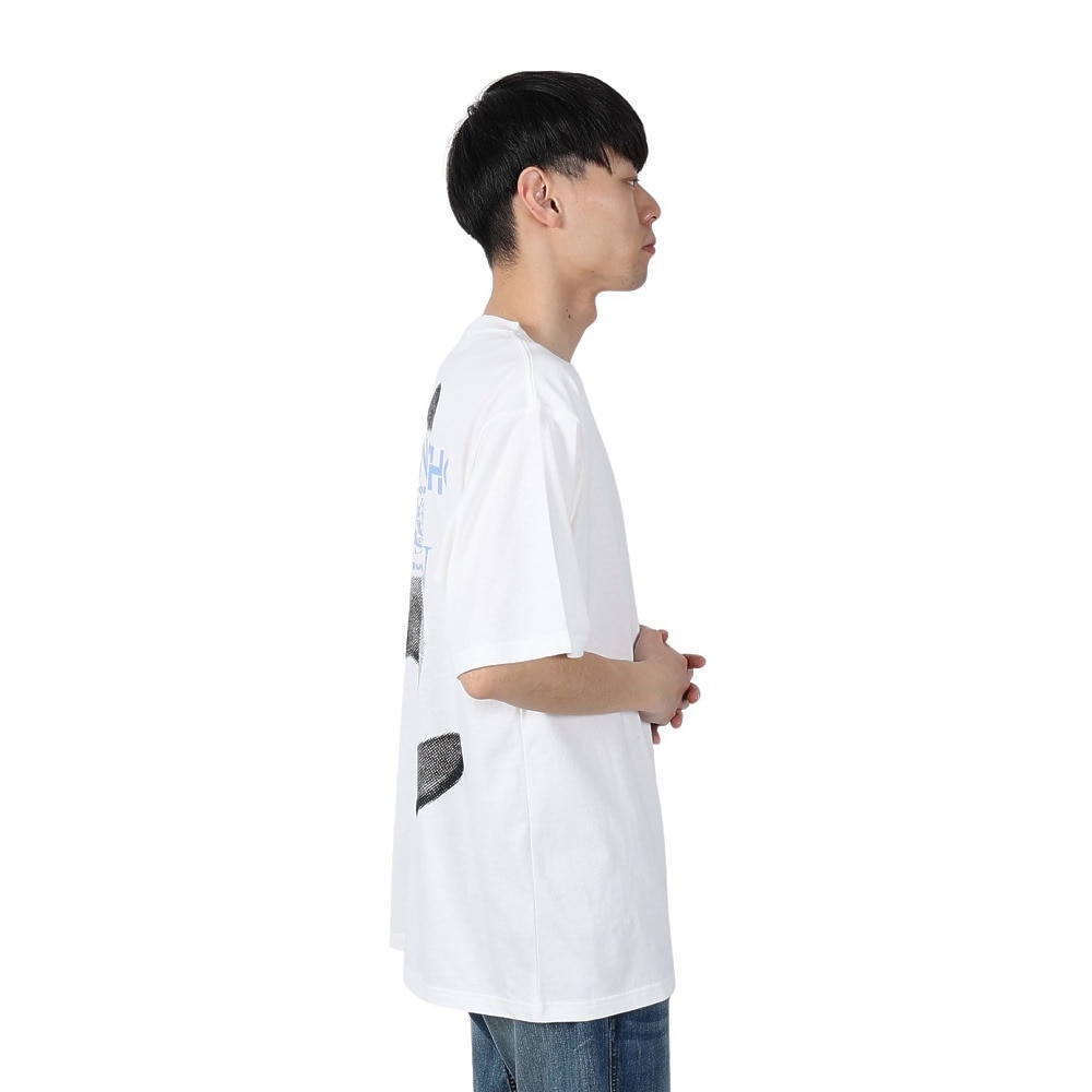 マナスタッシュ（MANASTASH）（メンズ）CiTee Timescape 半袖 Tシャツ 792-5134001 WHITE