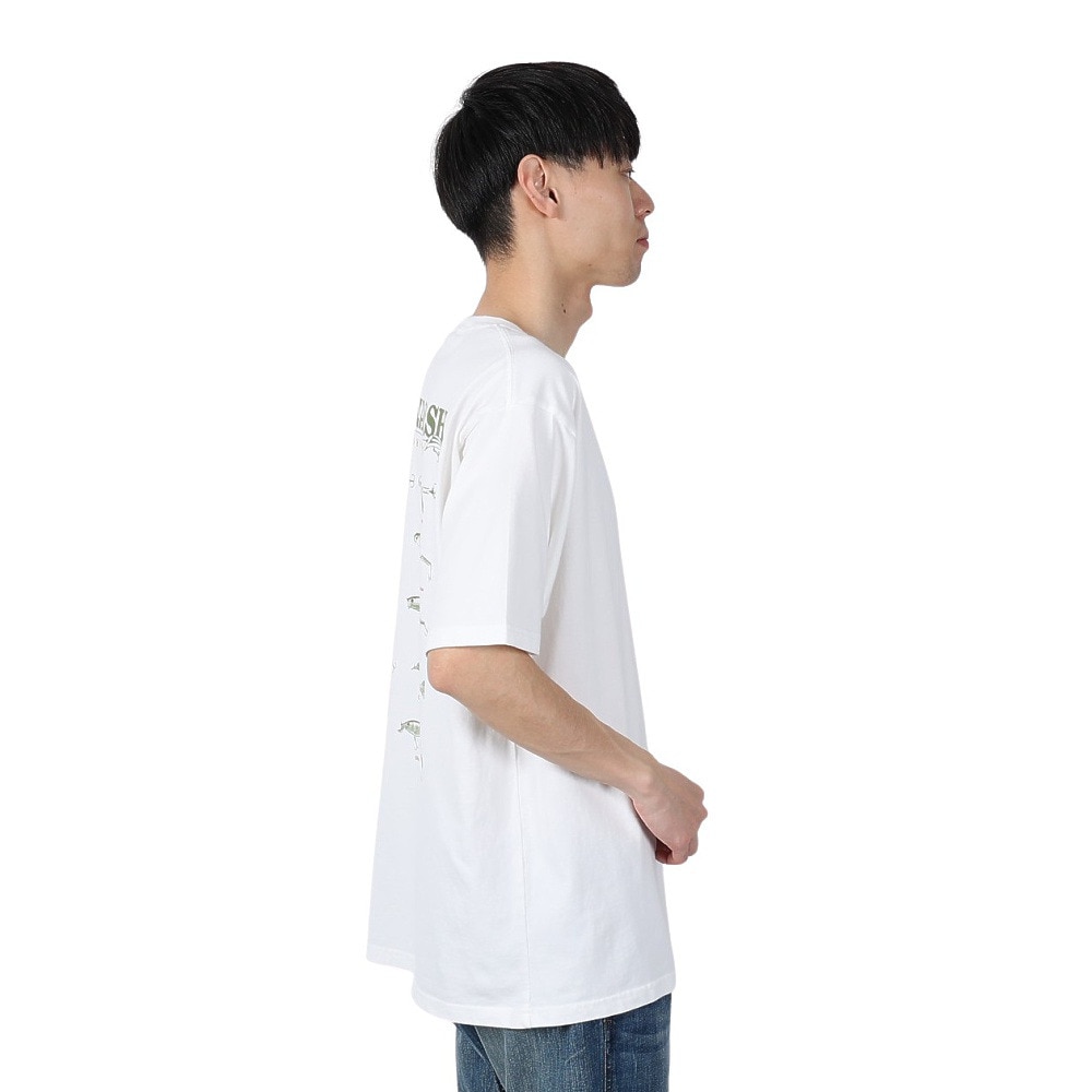 マナスタッシュ（MANASTASH）（メンズ）PUMICE 半袖 Tシャツ LURE 792-5134007 WHITE