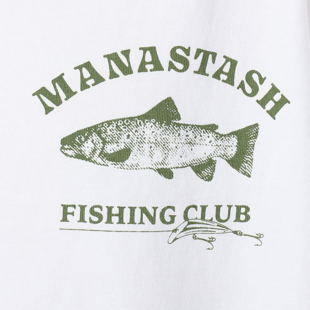 マナスタッシュ（MANASTASH）（メンズ）PUMICE 半袖 Tシャツ LURE 792-5134007 WHITE