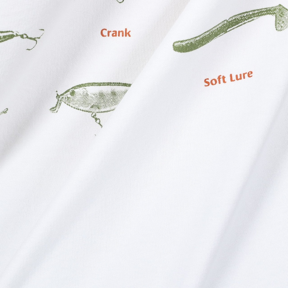 マナスタッシュ（MANASTASH）（メンズ）PUMICE 半袖 Tシャツ LURE 792-5134007 WHITE