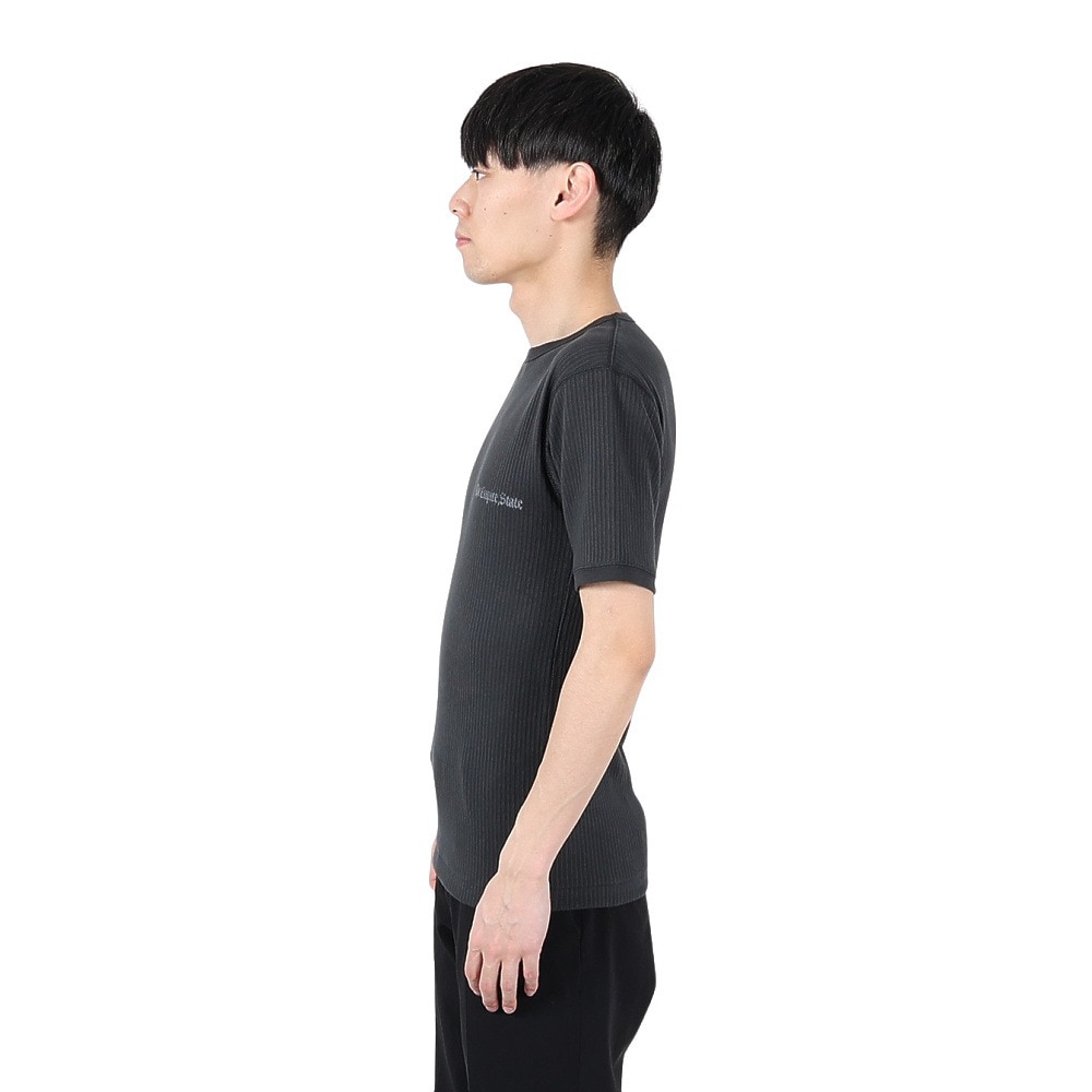 ショット（Schott）（メンズ）アーミーリブ Tシャツ 782-5134008 CHARCOAL