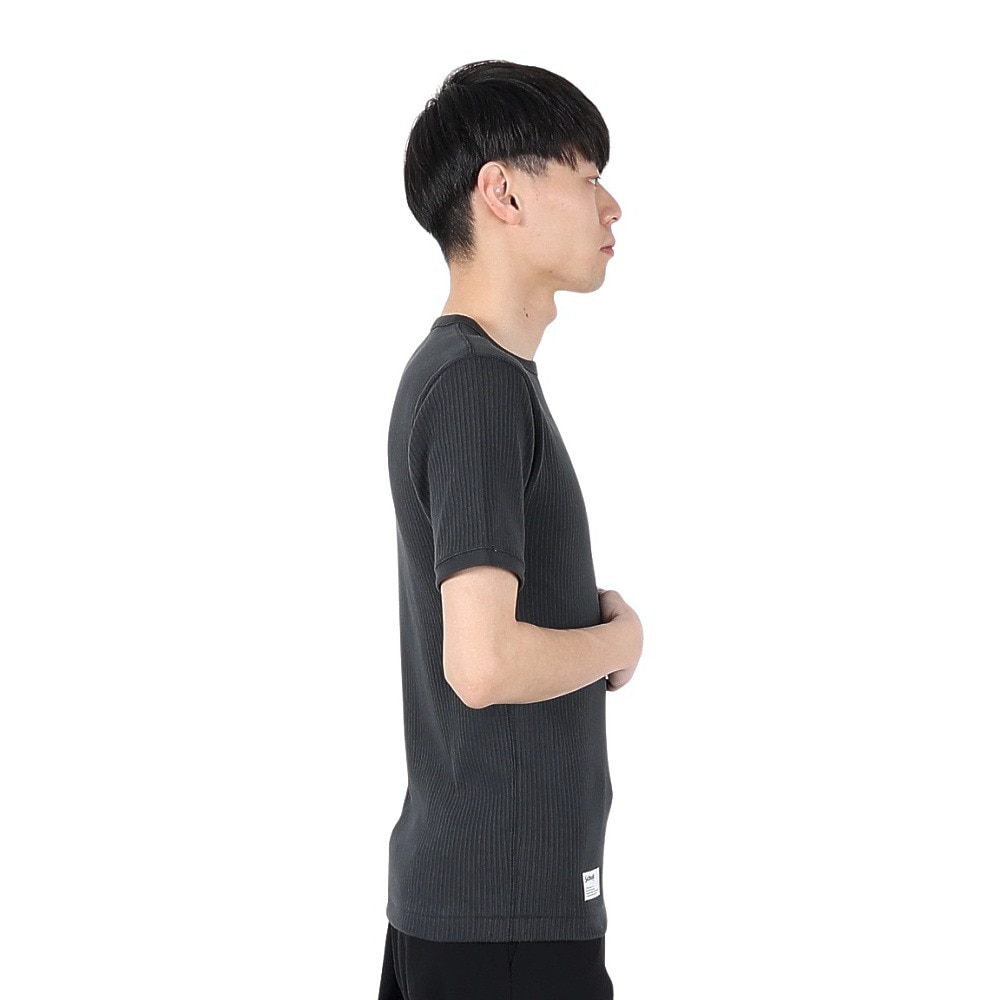 ショット（Schott）（メンズ）アーミーリブ Tシャツ 782-5134008 CHARCOAL