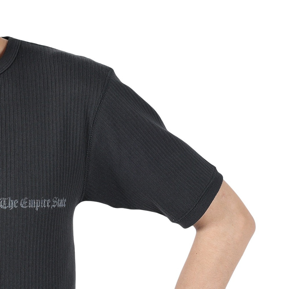 ショット（Schott）（メンズ）アーミーリブ Tシャツ 782-5134008 CHARCOAL