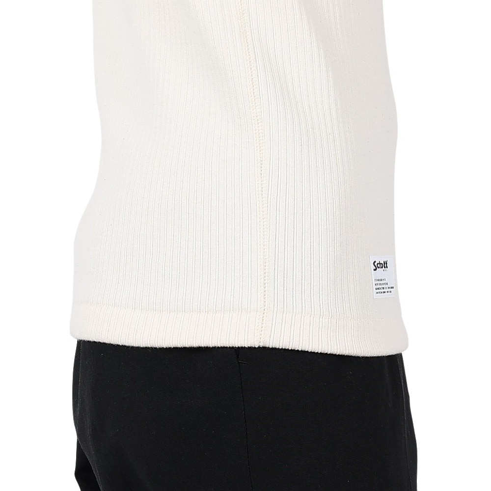 ショット（Schott）（メンズ）アーミーリブ Tシャツ 782-5134008 NATURAL