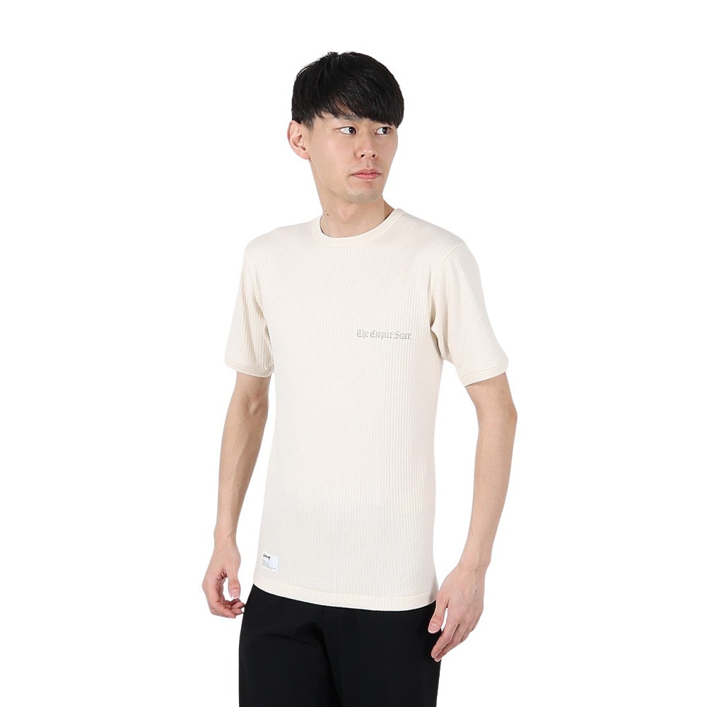 ショット（Schott）（メンズ）アーミーリブ Tシャツ 782-5134008 NATURAL