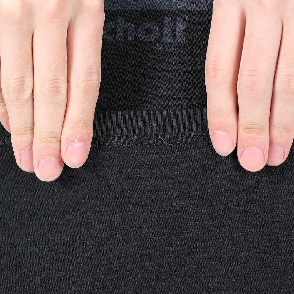 ショット（Schott）（メンズ）クオリティ・オーバー QUANITY 半袖Tシャツ 782-5134013 BLACK