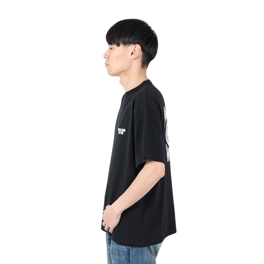 ショット（Schott）（メンズ）アメリカンブランド ウィズ プライド 半袖Tシャツ 782-5134015 BLACK