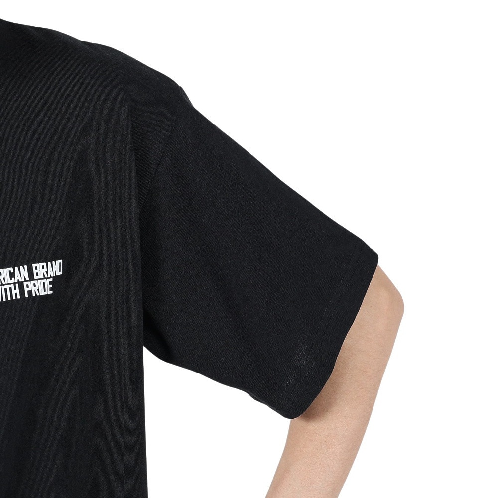ショット（Schott）（メンズ）アメリカンブランド ウィズ プライド 半袖Tシャツ 782-5134015 BLACK