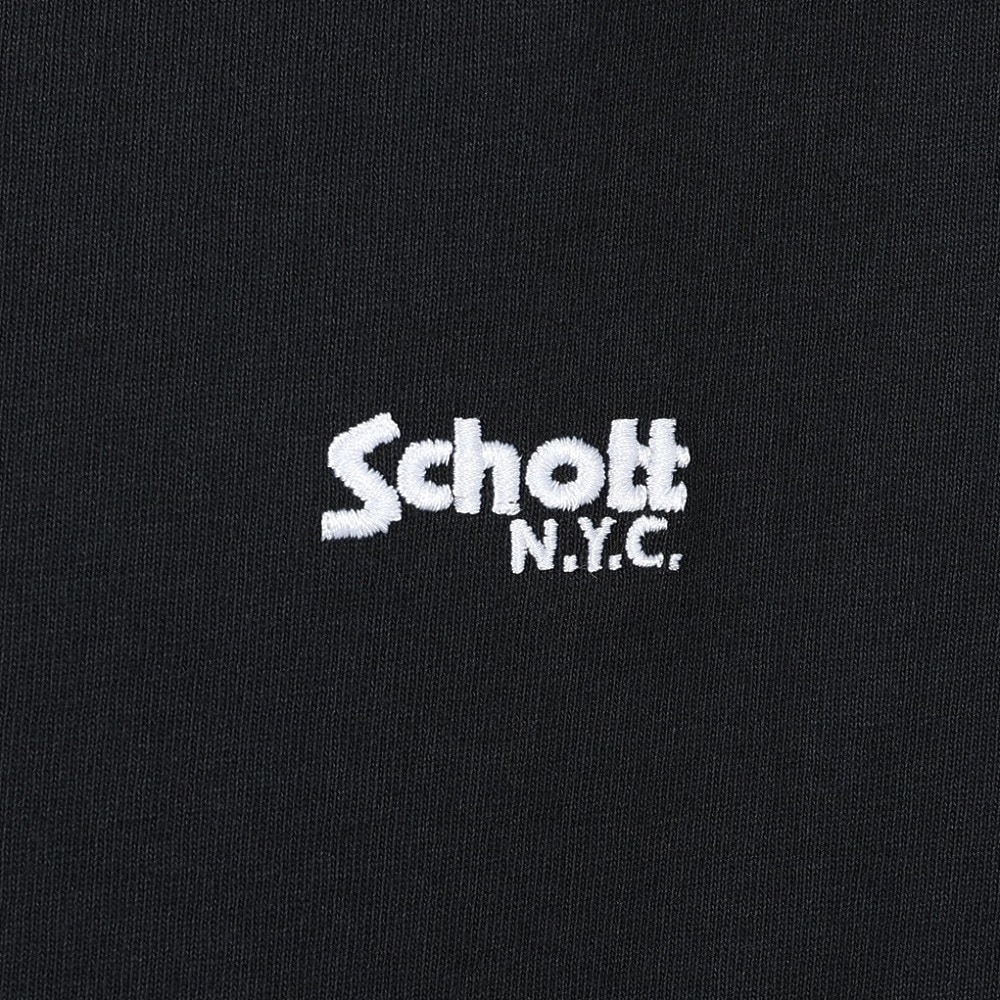 ショット（Schott）（メンズ）アーカイブタグ Tシャツ 782-5134021 BLACK