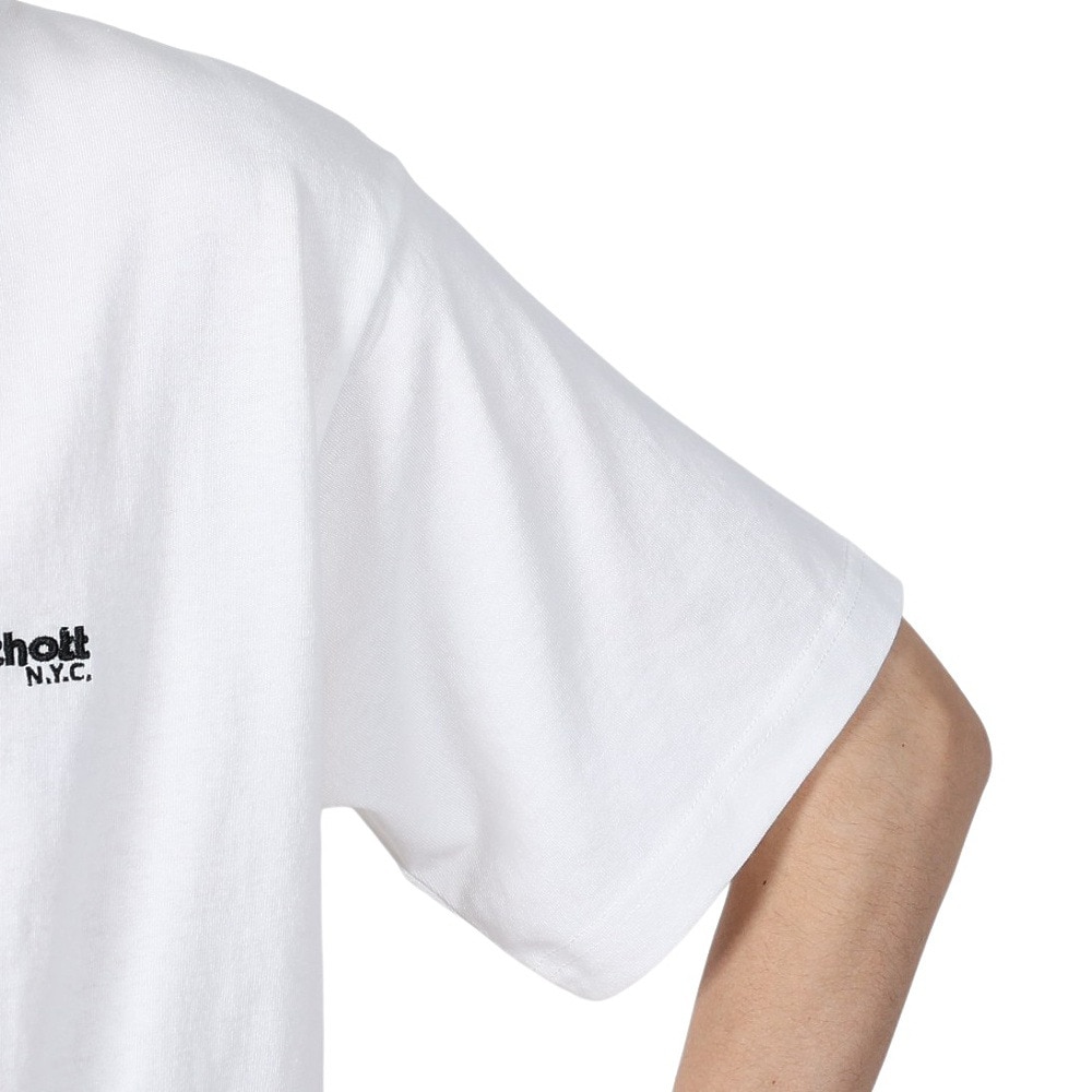 ショット（Schott）（メンズ）アーカイブタグ Tシャツ 782-5134021 WHITE