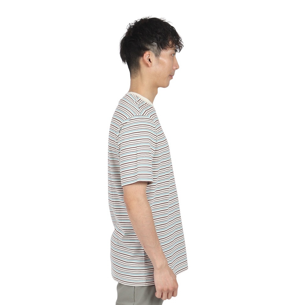 オークリー（OAKLEY）（メンズ）リラックス ストライプド 半袖Tシャツ FOA406158-12V