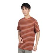 (メンズ)リラックス ストライプド 半袖Tシャツ FOA406158-43W