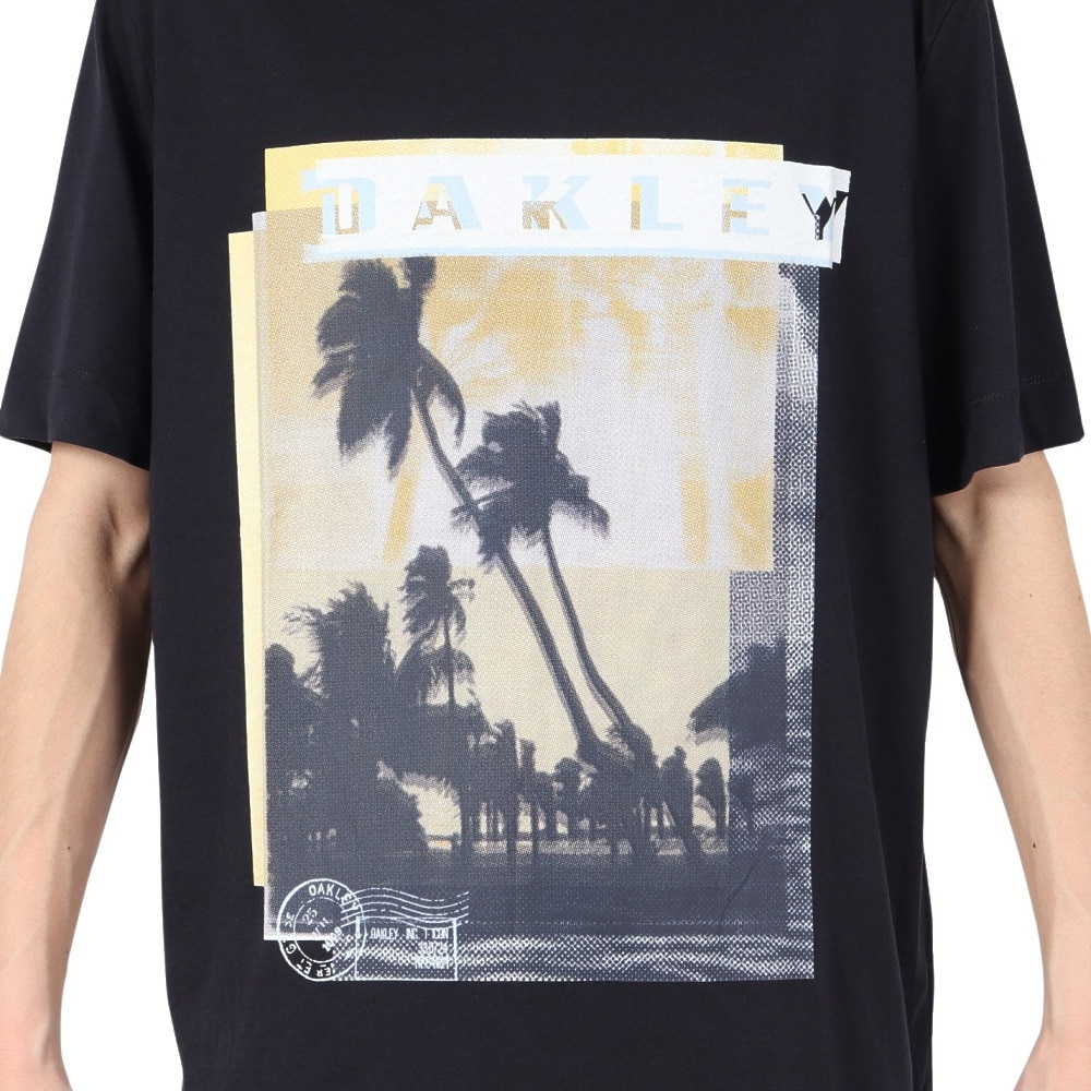 オークリー（OAKLEY）（メンズ）SUNSET PALMS 半袖Tシャツ FOA406853-02E
