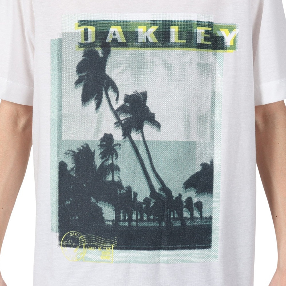 オークリー（OAKLEY）（メンズ）SUNSET PALMS 半袖Tシャツ FOA406853-100