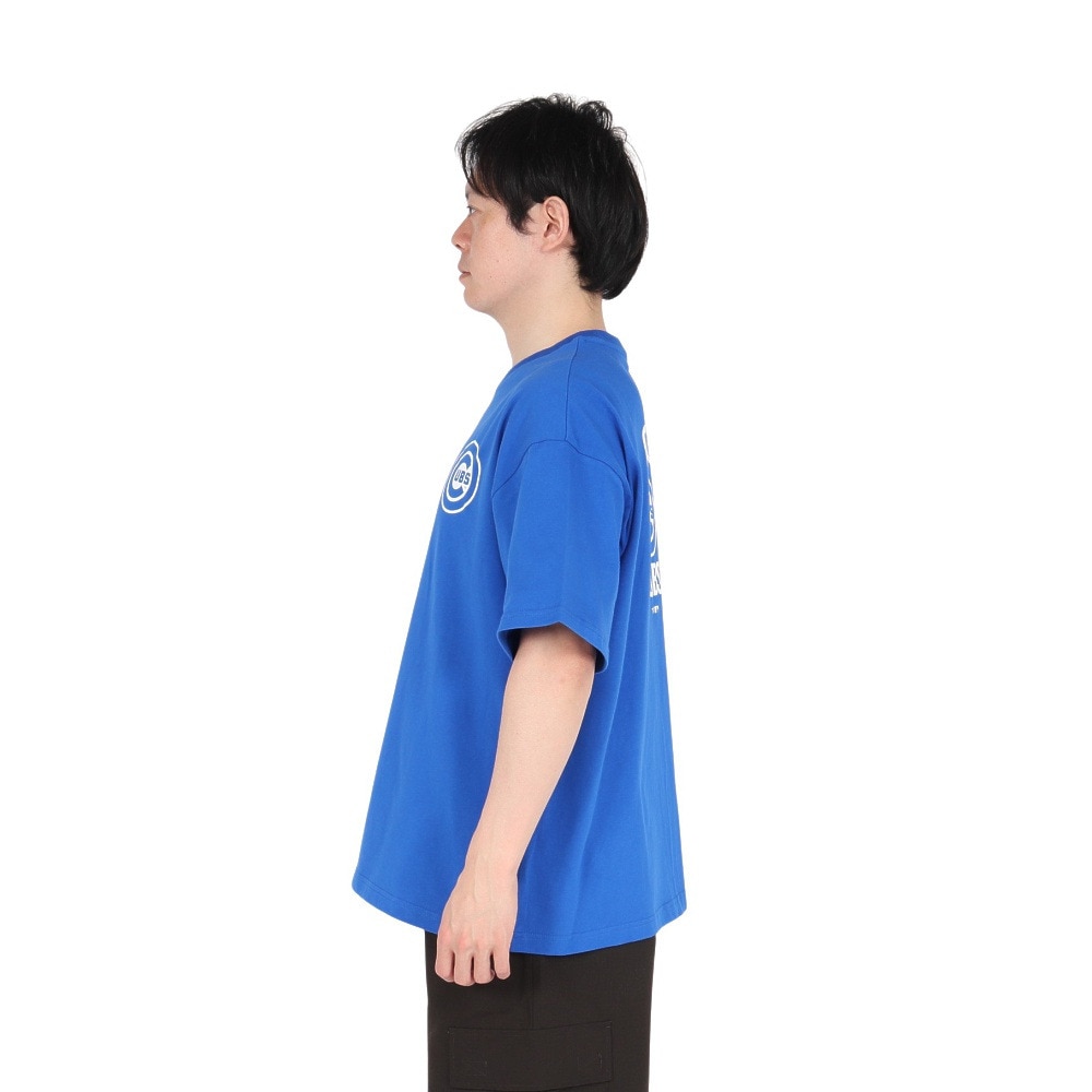 MJ・MLB（MJ・MLB）（メンズ）半袖Tシャツ シカゴ・カブス 3段ロゴ ML0125SS0012-BLU
