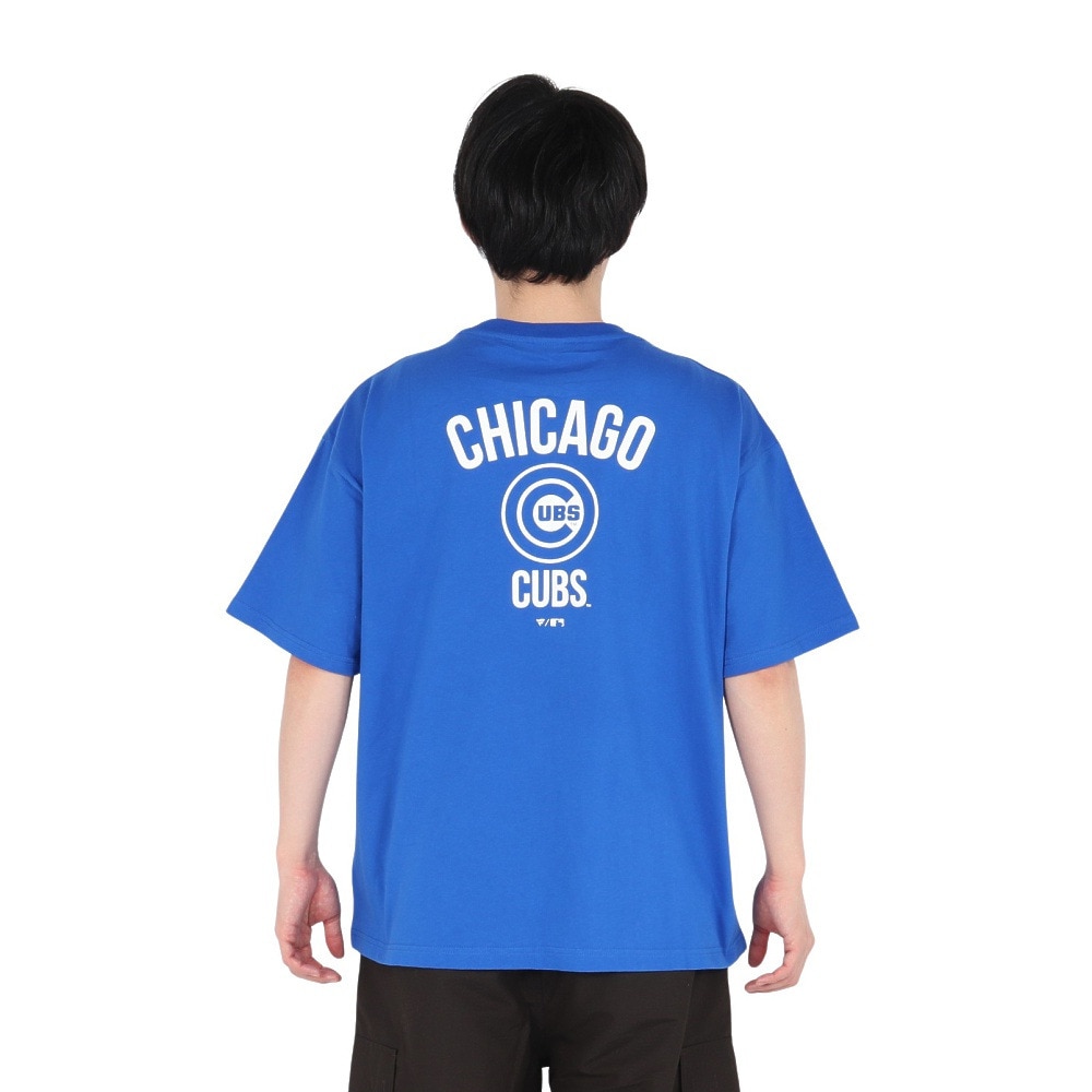 MJ・MLB（MJ・MLB）（メンズ）半袖Tシャツ シカゴ・カブス 3段ロゴ ML0125SS0012-BLU