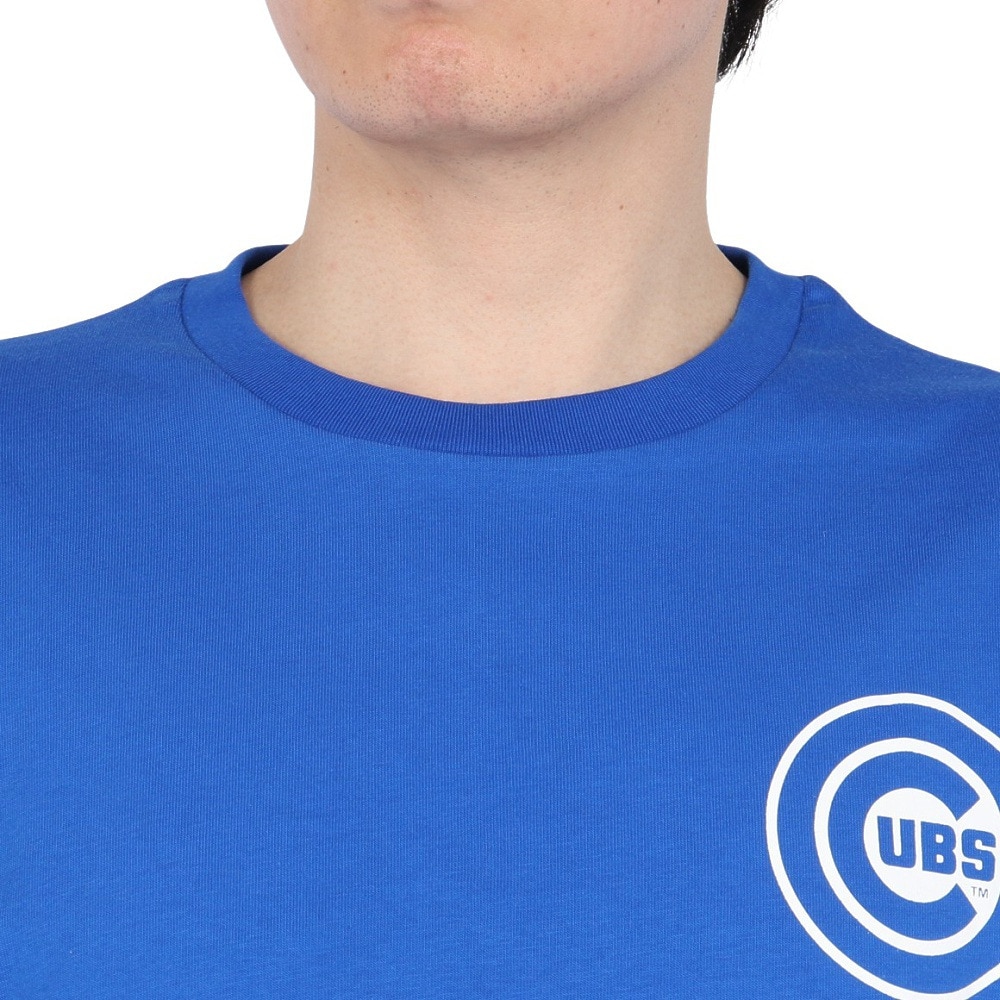 MJ・MLB（MJ・MLB）（メンズ）半袖Tシャツ シカゴ・カブス 3段ロゴ ML0125SS0012-BLU