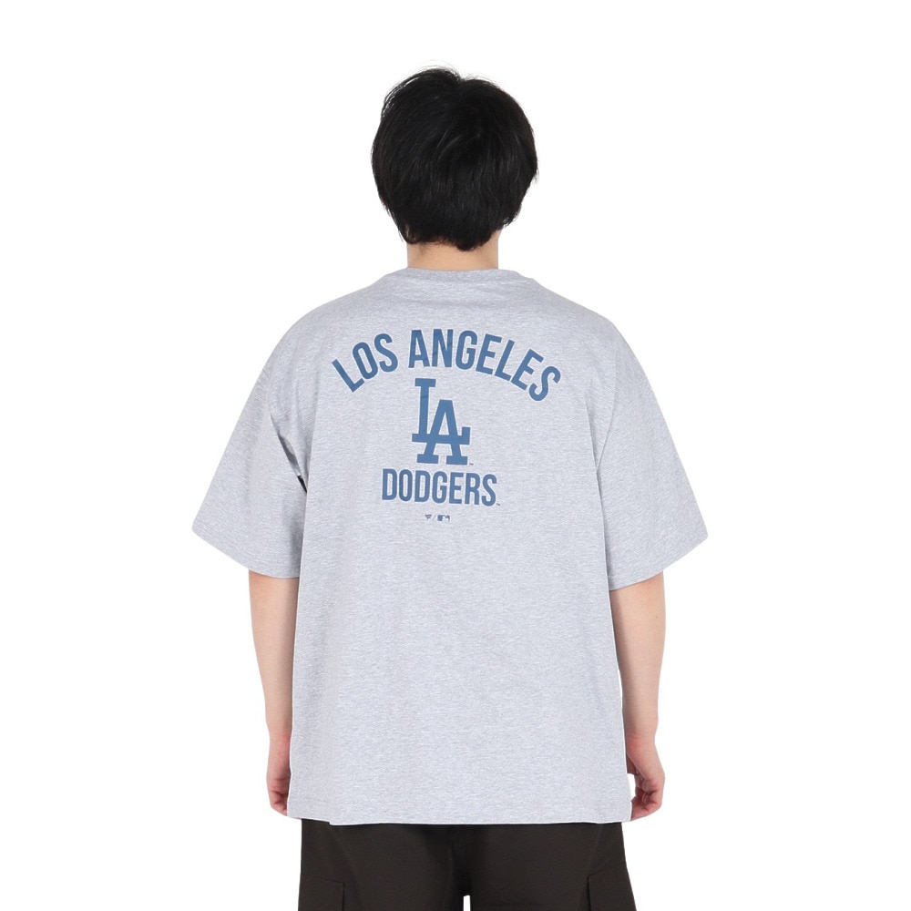 MJ・MLB（MJ・MLB）（メンズ）半袖Tシャツ ロサンゼルス・ドジャース 3段ロゴ ML0125SS0012-GRY