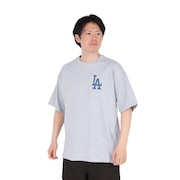 (メンズ)半袖Tシャツ ロサンゼルス・ドジャース 3段ロゴ ML0125SS0012-GRY