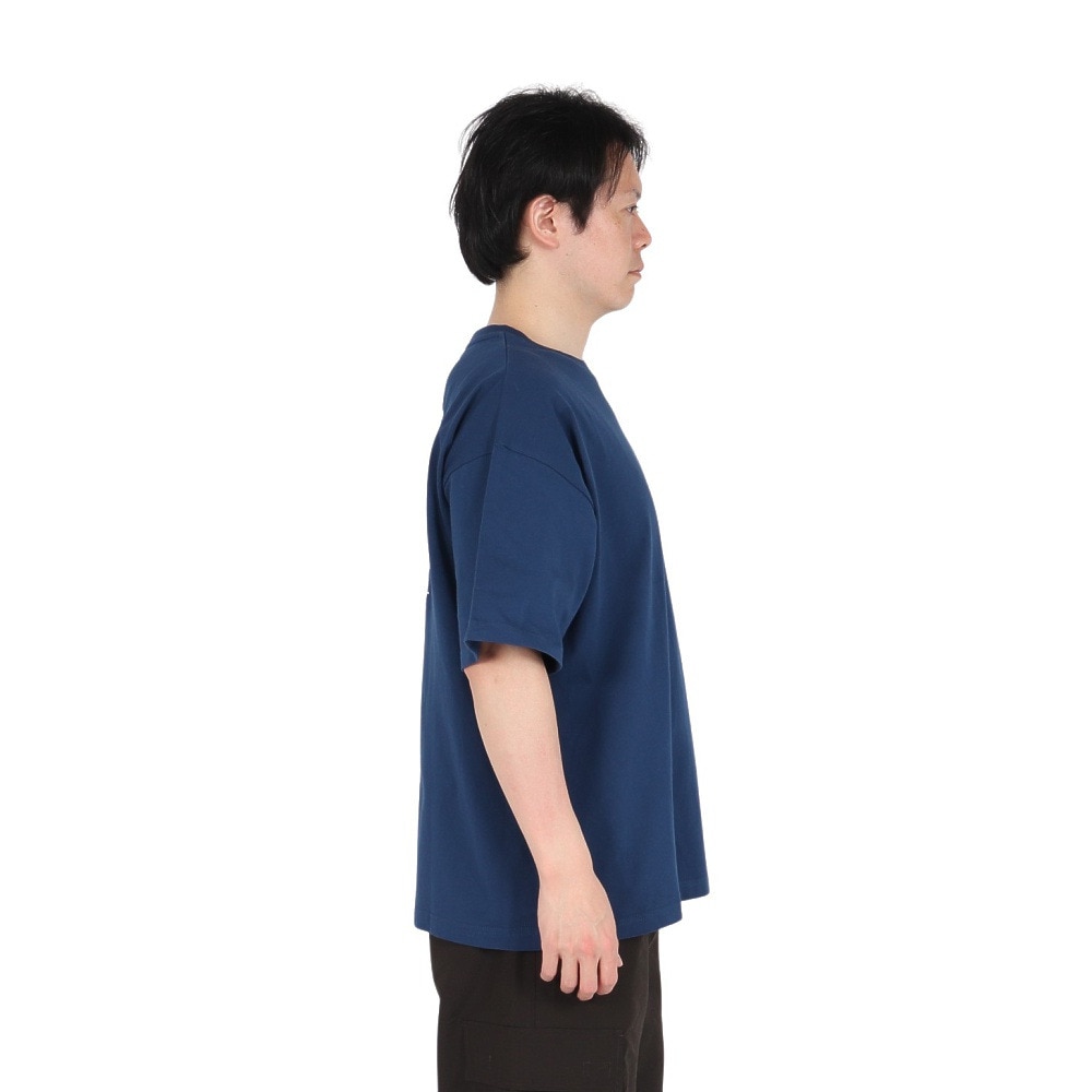 MJ・MLB（MJ・MLB）（メンズ）半袖Tシャツ ニューヨーク・ヤンキース 3段ロゴ ML0125SS0012-NVY