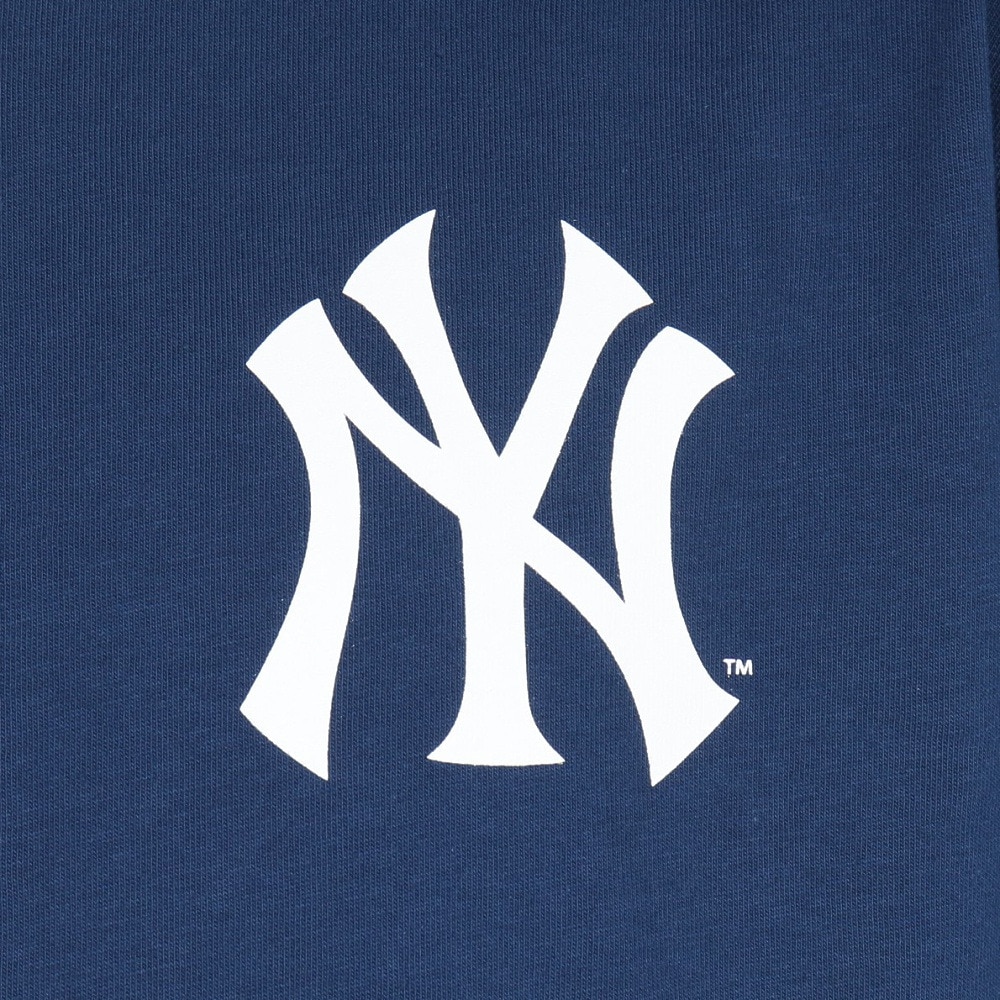 MJ・MLB（MJ・MLB）（メンズ）半袖Tシャツ ニューヨーク・ヤンキース 3段ロゴ ML0125SS0012-NVY
