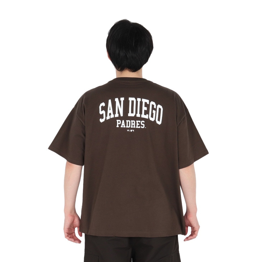 MJ・MLB（MJ・MLB）（メンズ）半袖Tシャツ サンディエゴ・パドレス アーチ ML0125SS0013-BRN