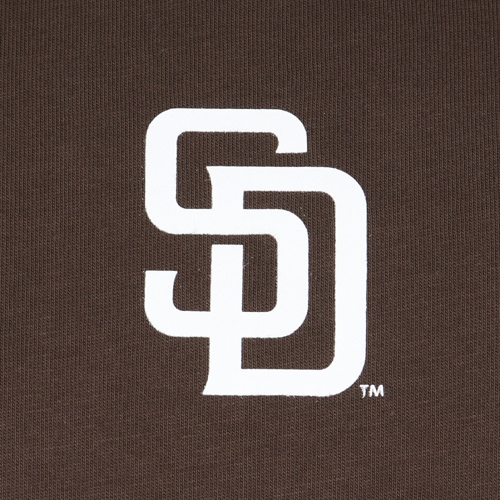 MJ・MLB（MJ・MLB）（メンズ）半袖Tシャツ サンディエゴ・パドレス アーチ ML0125SS0013-BRN