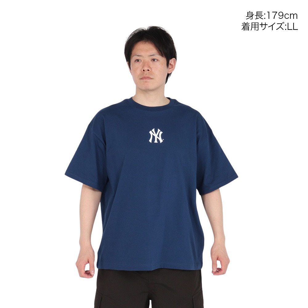MJ・MLB（MJ・MLB）（メンズ）半袖Tシャツ ニューヨーク・ヤンキース アーチ ML0125SS0013-NVY