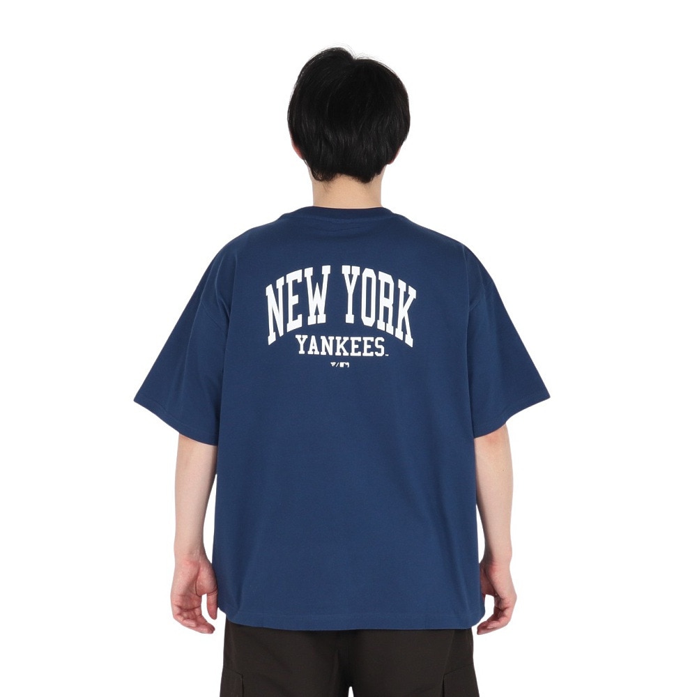 MJ・MLB（MJ・MLB）（メンズ）半袖Tシャツ ニューヨーク・ヤンキース アーチ ML0125SS0013-NVY