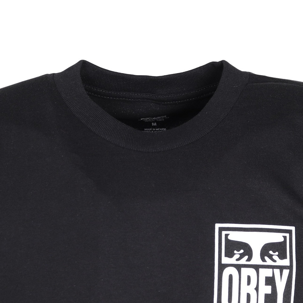 オベイ（OBEY）（メンズ）EYES ICON II クラシック 半袖Tシャツ 165262142BLKO25P