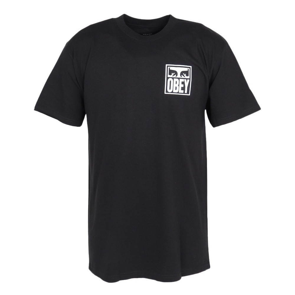 オベイ（OBEY）（メンズ）EYES ICON II クラシック 半袖Tシャツ 165262142BLKO25P