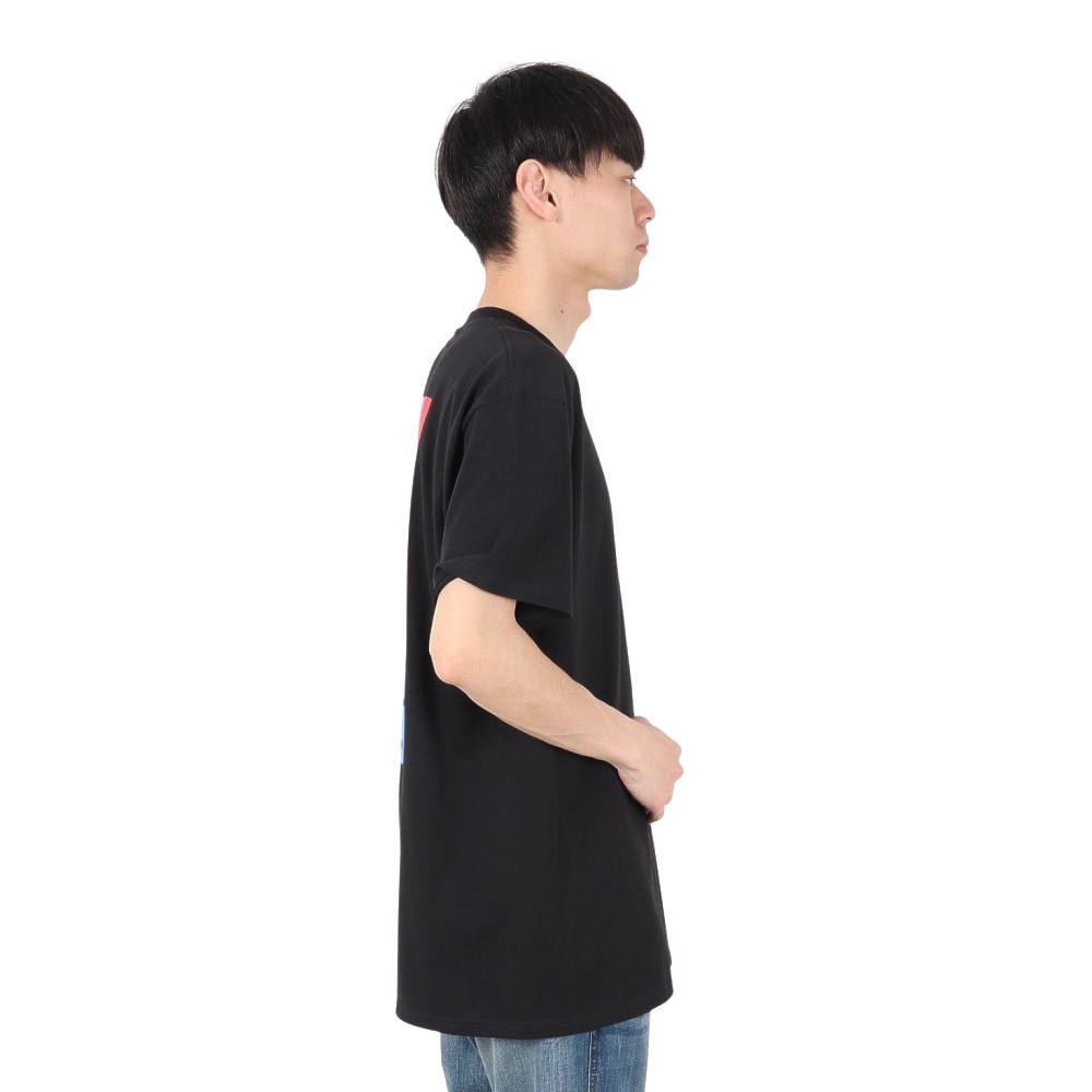 オベイ（OBEY）（メンズ）CROPPED ICON クラシック 半袖Tシャツ 165264064BLKO25P