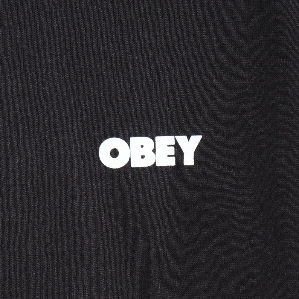 オベイ（OBEY）（メンズ）CROPPED ICON クラシック 半袖Tシャツ 165264064BLKO25P