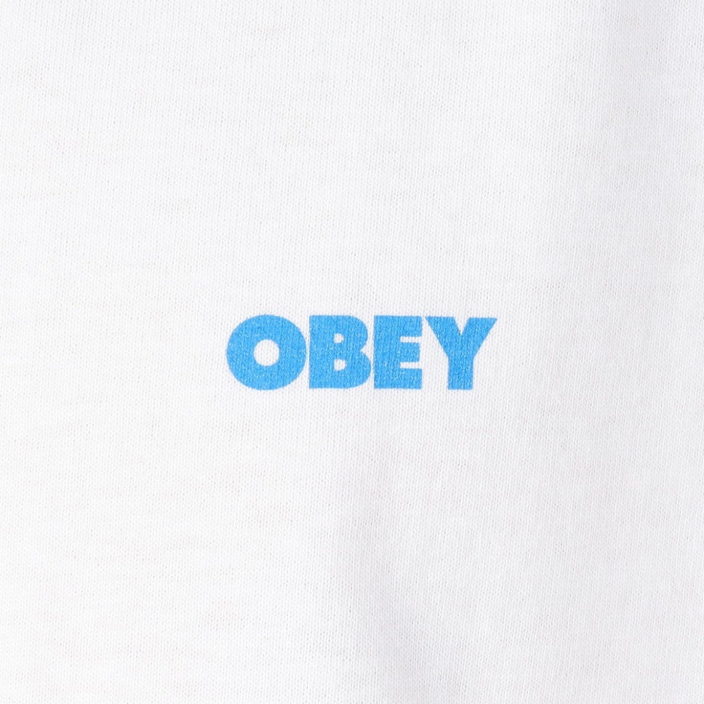 オベイ（OBEY）（メンズ）CROPPED ICON クラシック 半袖Tシャツ 165264064WHTO25P