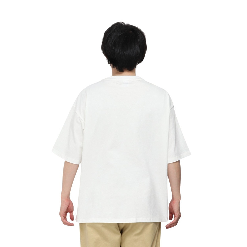 ラッセル（RUSSELL）（メンズ）アーチロゴ 半袖Tシャツ RBM25S0005 WHT