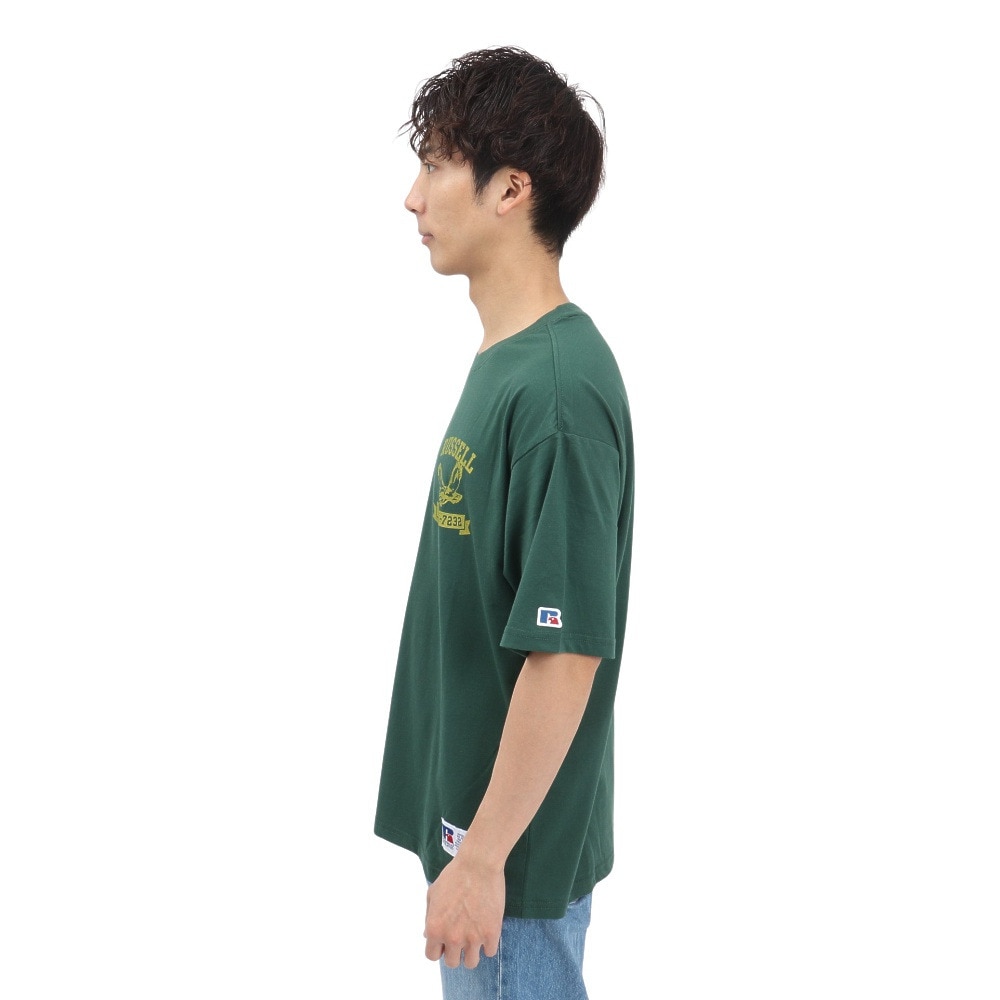 ラッセル（RUSSELL）（メンズ）イーグル ワイド 半袖 Tシャツ RBM25S0006 DGRN