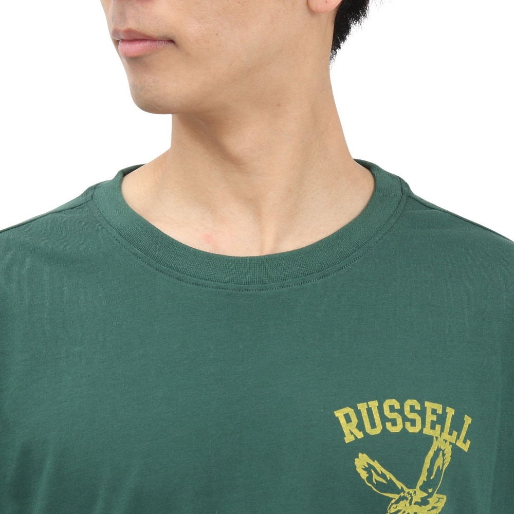 ラッセル（RUSSELL）（メンズ）イーグル ワイド 半袖 Tシャツ RBM25S0006 DGRN