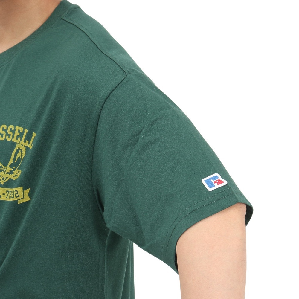 ラッセル（RUSSELL）（メンズ）イーグル ワイド 半袖 Tシャツ RBM25S0006 DGRN