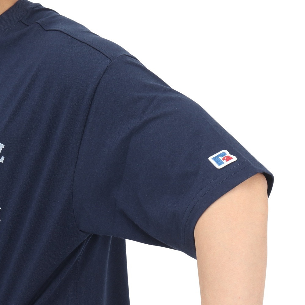 ラッセル（RUSSELL）（メンズ）イーグル ワイド 半袖 Tシャツ RBM25S0006 NVY