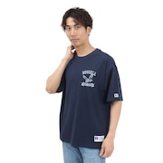 (メンズ)イーグル ワイド 半袖 Tシャツ RBM25S0006 NVY