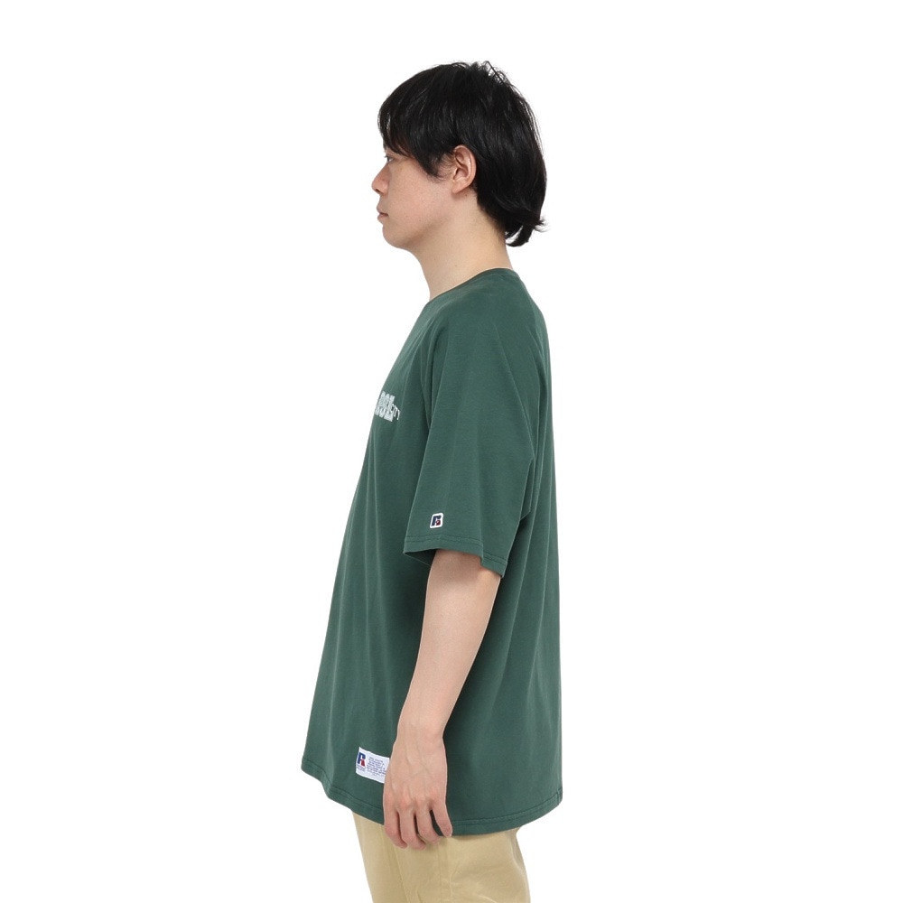 ラッセル（RUSSELL）（メンズ）ラグラン 半袖Tシャツ RBM25S0007 DGRN